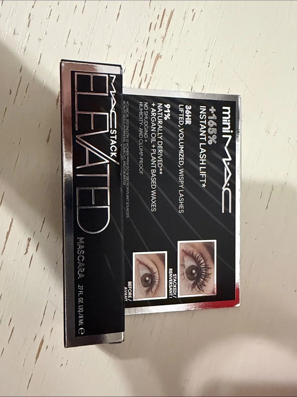 MAC Cosmetics Elevated Stack Mascara - Black & Silver Packaging